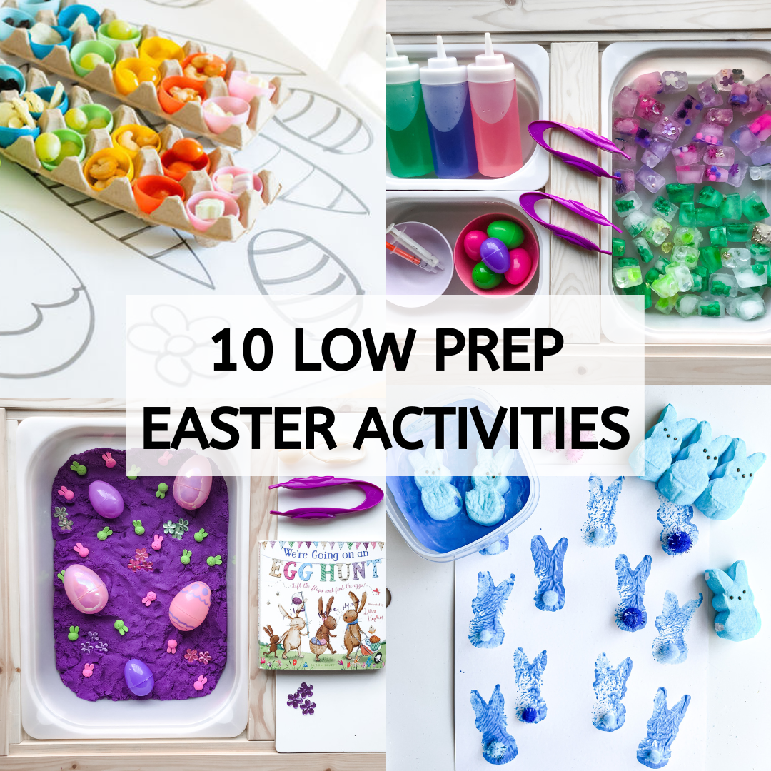 Easter Activities for Preschool Easy and Fun Ideas! LOW LIFT FUN