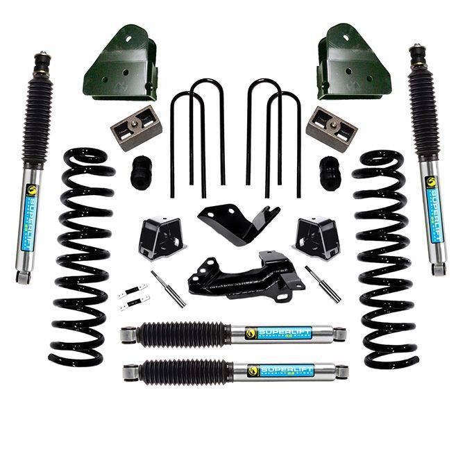 K796B Superlift 4 inch Suspension Lift Kit with Bilstein Shocks (2005