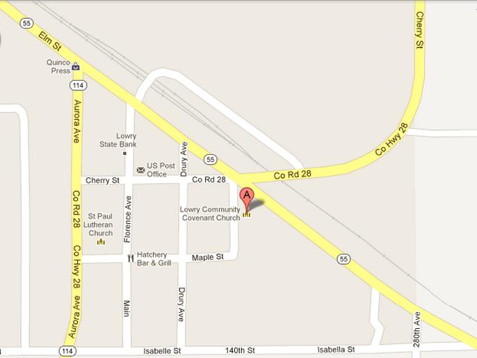 Map Lowry Community Covenant Church