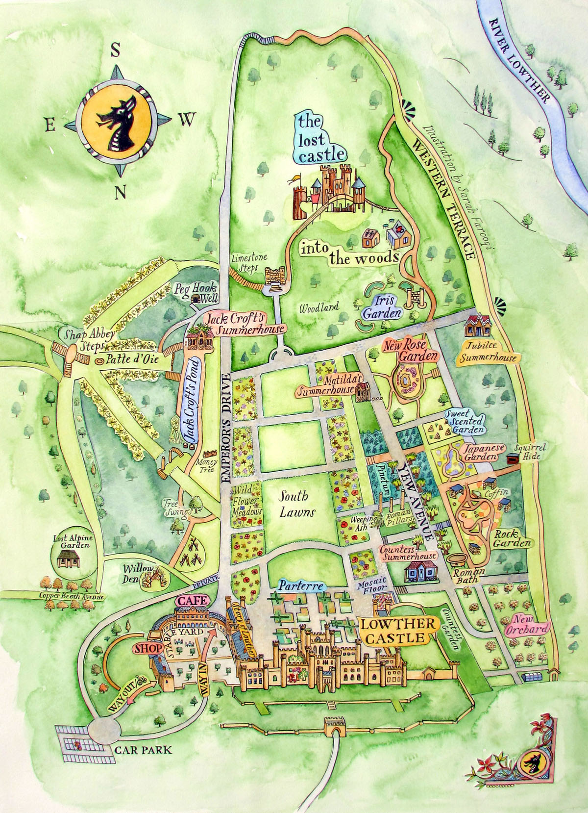 Visiting Lowther Castle & Gardens