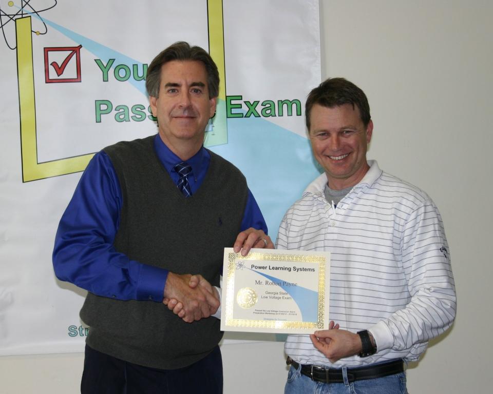 State Low Voltage Exam Class Photos