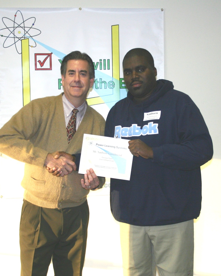 State Low Voltage Exam Class Photos