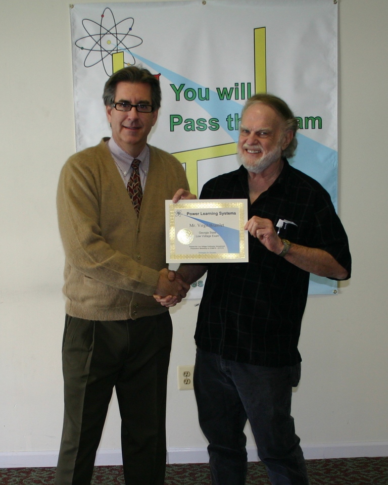 State Low Voltage Exam Class Photos