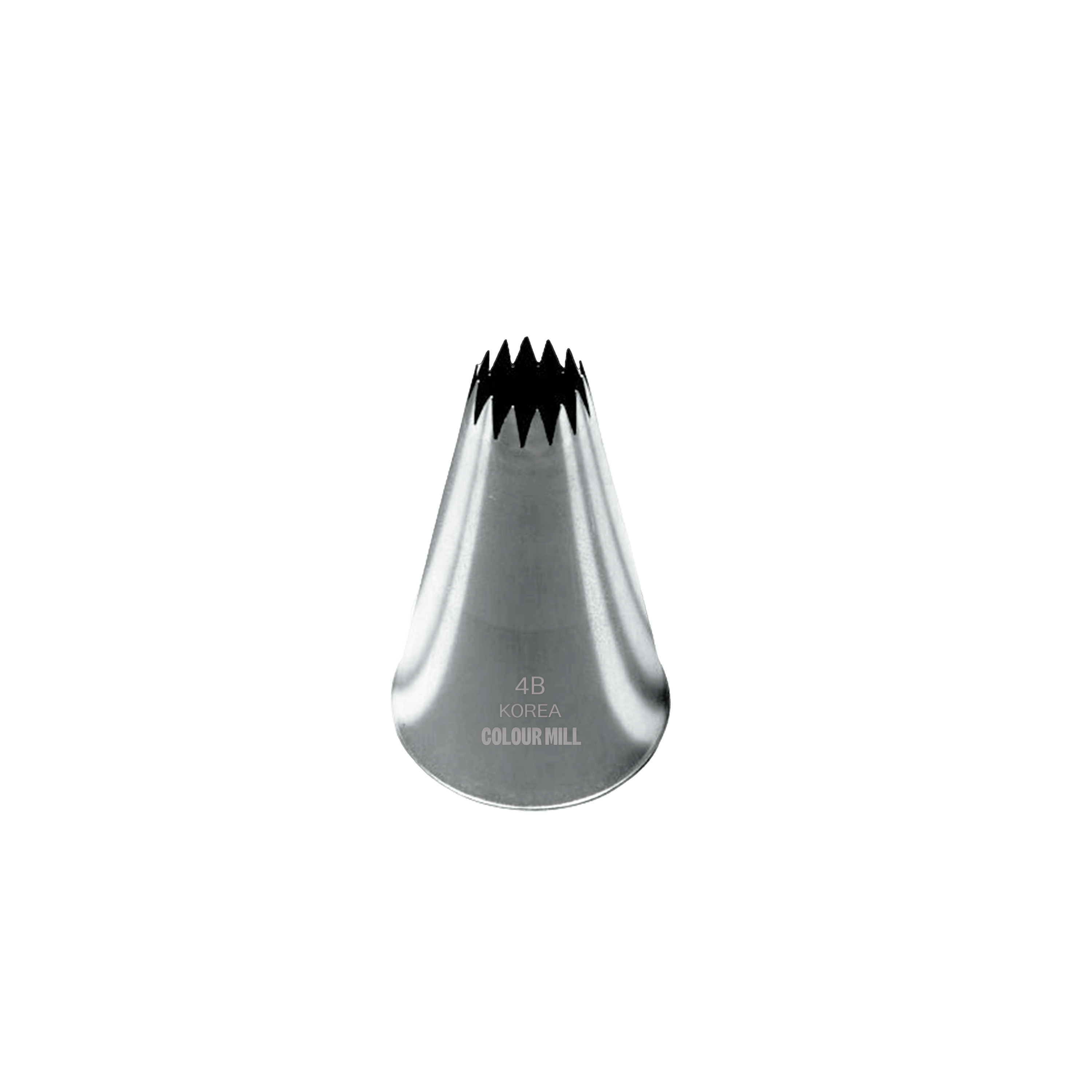 Colour Mill Piping Tip No. 4B Open Star Medium LOYAL Bakeware