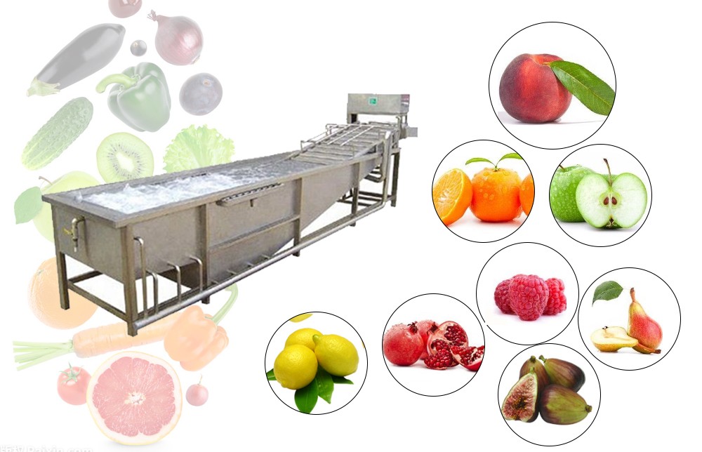 Fruit And Vegetable Washing Machine Operation Manufacturing Process