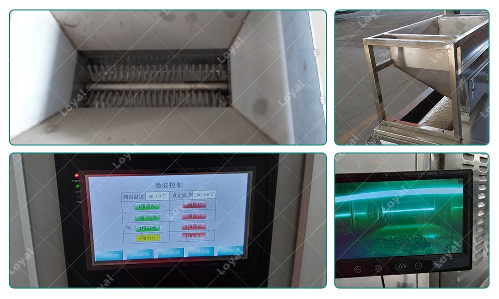Fast Speed 60 KW Microwave Silica Powder Heating Drying Machine
