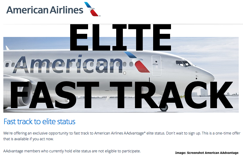 American Airlines AAdvantage Executive Platinum / Platinum / Gold Fast