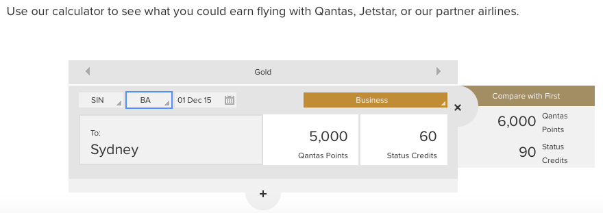 Qantas Frequent Flyer Status Credit Earnings Modified (Mostly Reduced