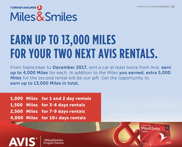 Turkish Airlines Miles&Smiles Earn A Minimum of 7,000 Miles (Max