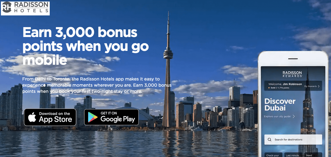 Radisson Rewards Members Can Earn 3,000 Points For Their First Two+