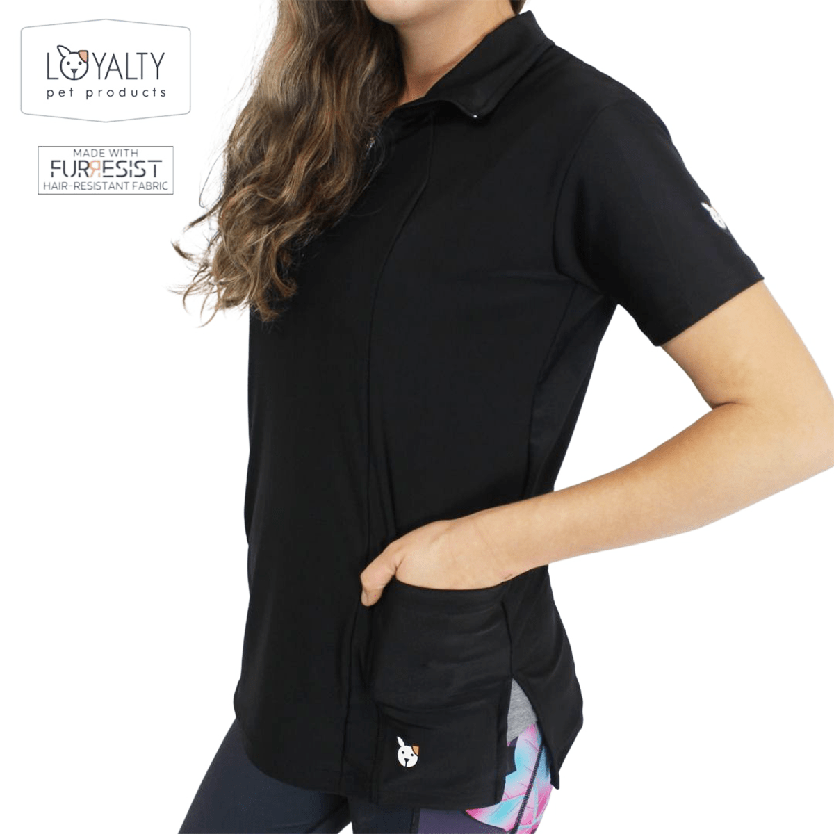 Quarter Zip Smock w/ FuRResist Loyalty Pet Products