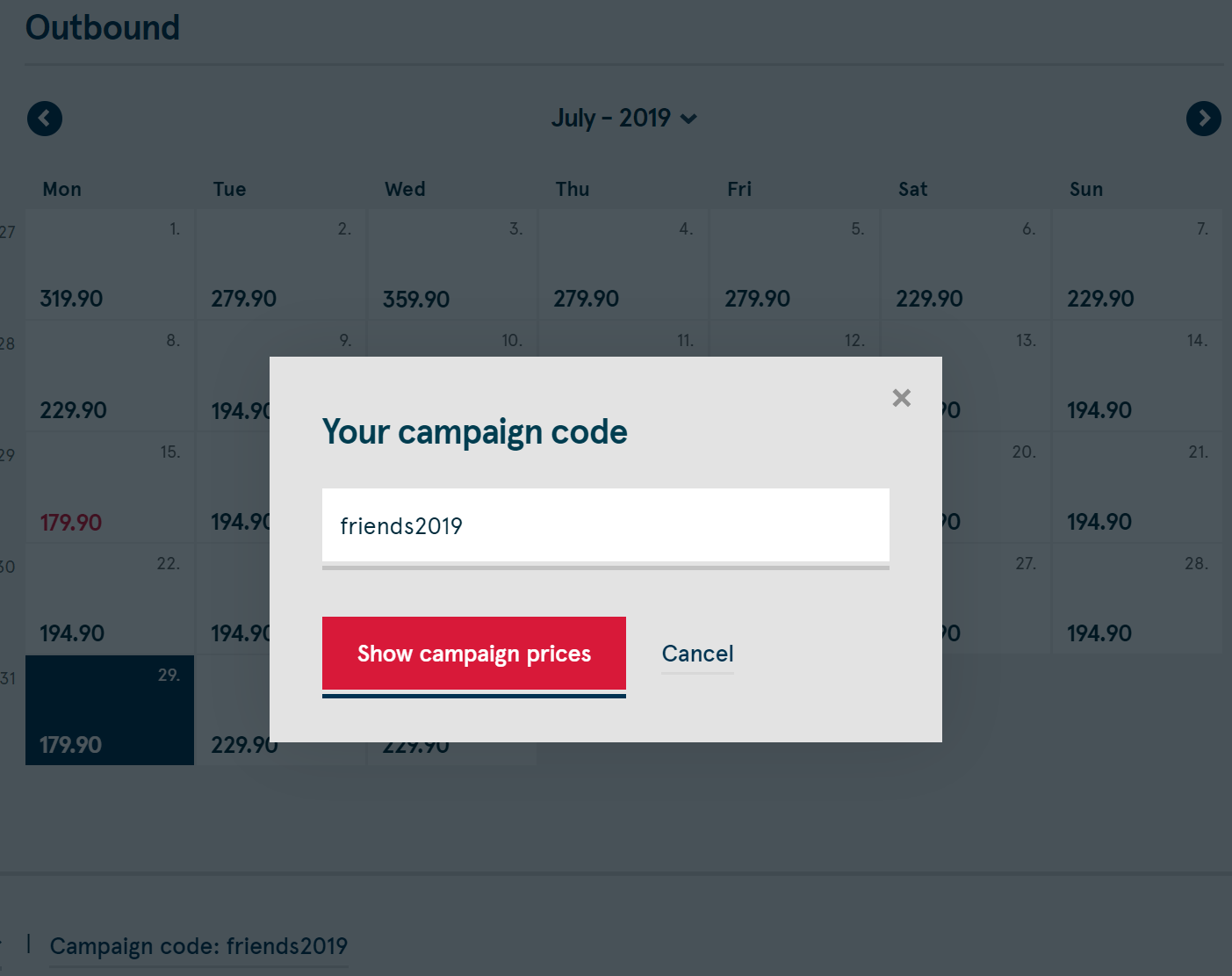 Norwegian Airlines ‘FRIENDS2019’ promo offers deals like 199 DENLondon one way in July