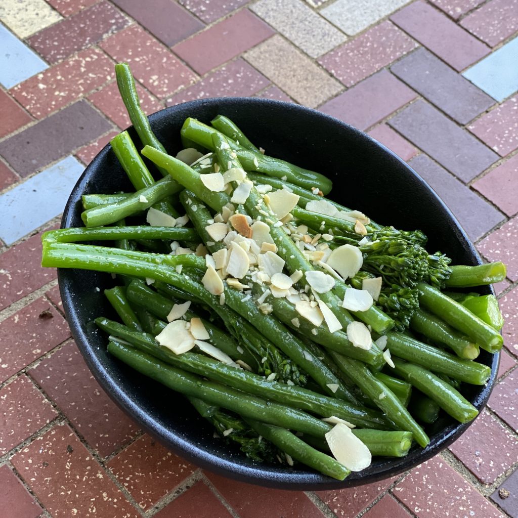 Green Beans and Broccolini with Seasonal Greens Lozzi