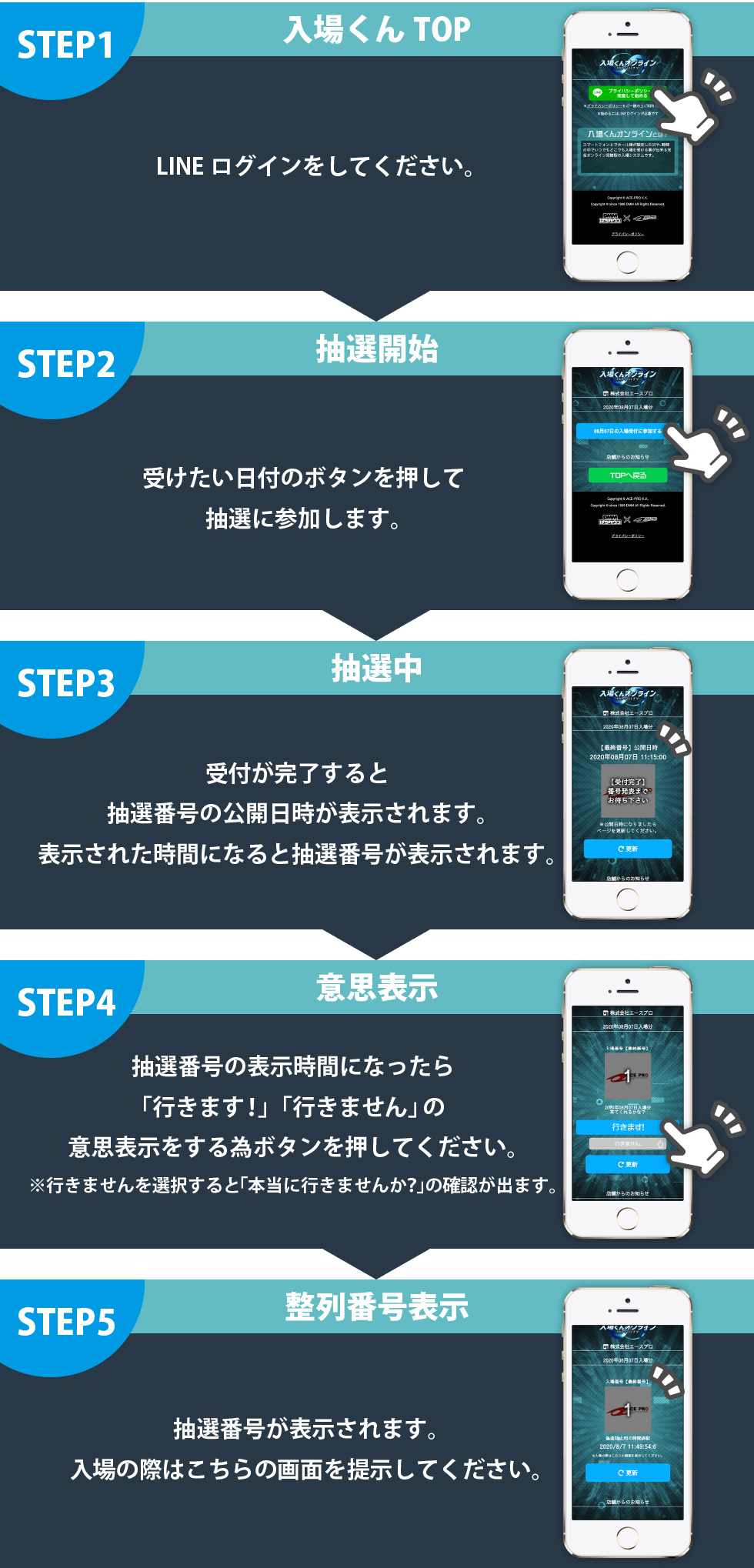 完全オンライン完結型の入場システム「入場くんオンライン∞(インフィニティ)」