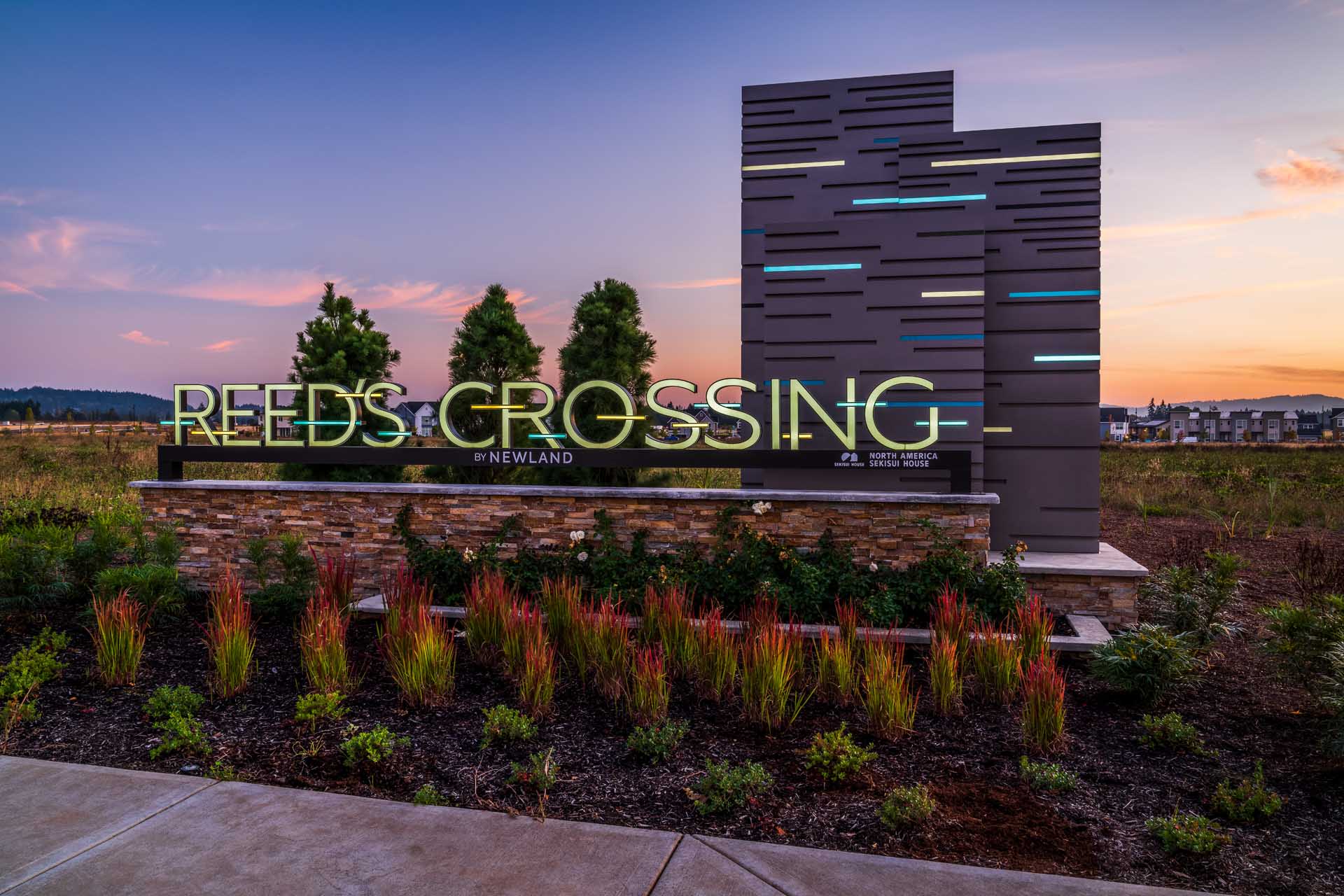 New homes at Reed's Crossing