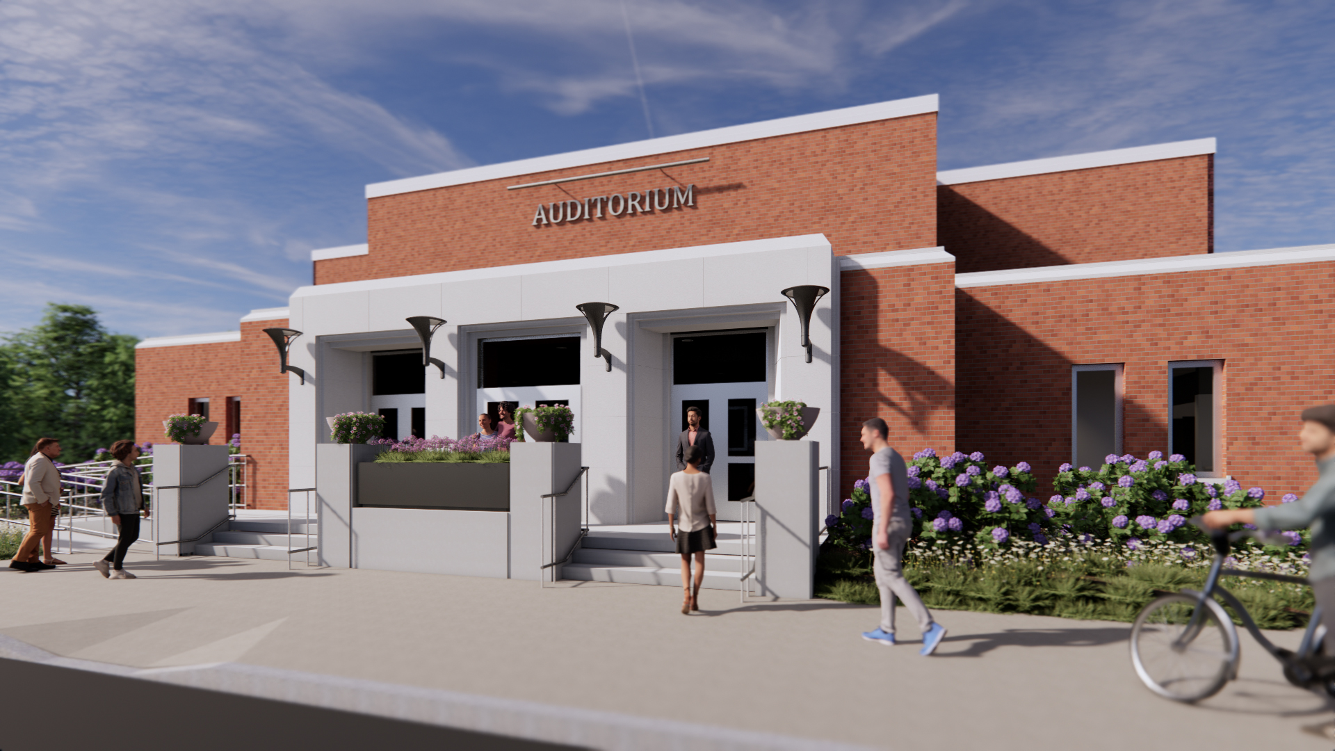 Sullivan Auditorium Lamoureux Pagano Associates Architects