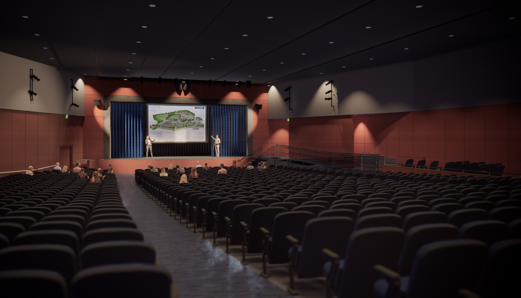 Sullivan Auditorium Lamoureux Pagano Associates Architects