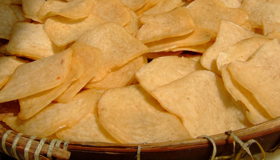Cassava chips Lavprotein mad