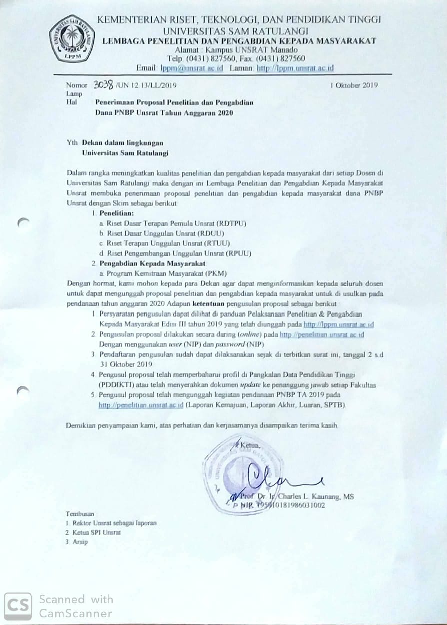 Pengumuman hasil seleksi lulus administrasi dosen tetap non pns.