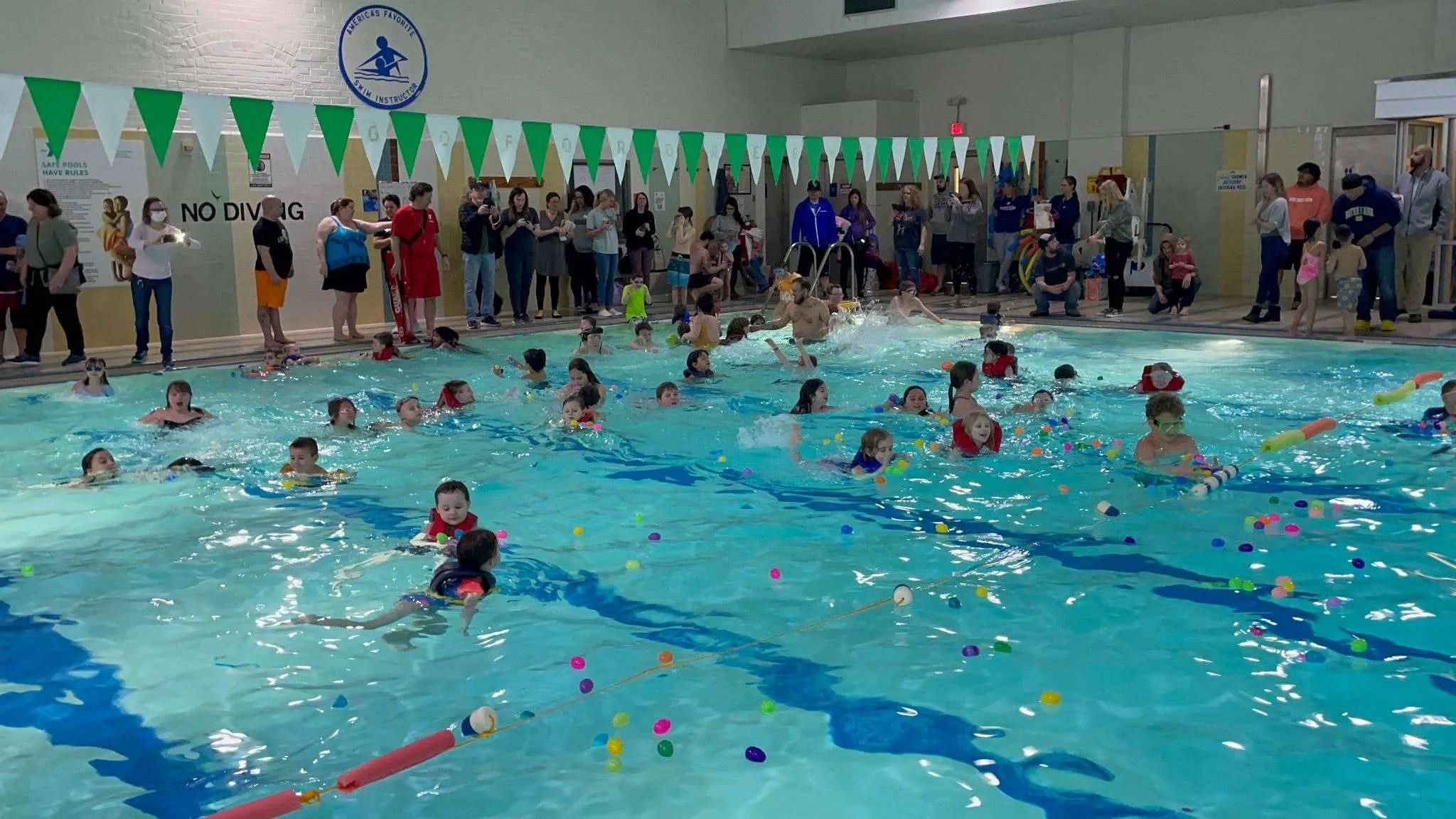 Bunny Bubbles Easter Egg Dive La Porte YMCA