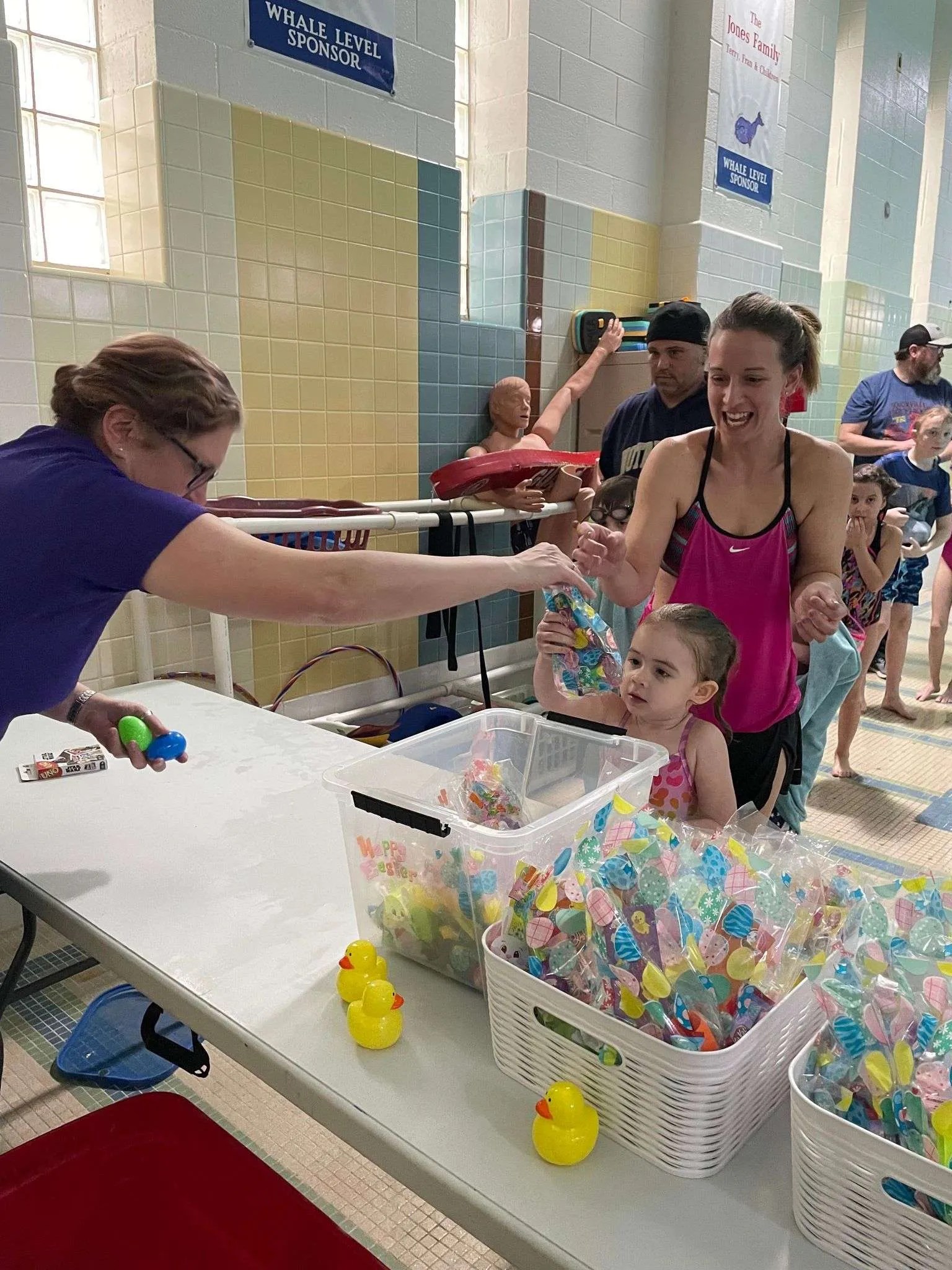 Bunny Bubbles Easter Egg Dive La Porte YMCA