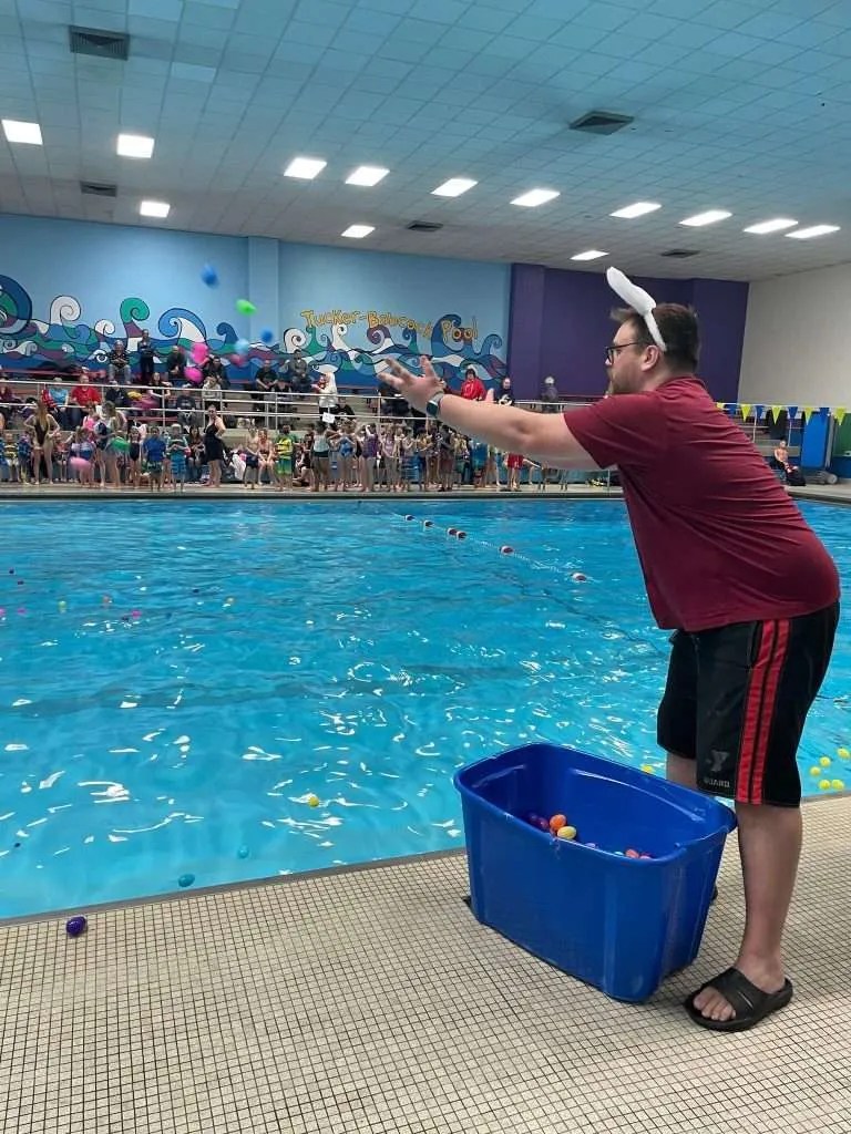 Bunny Bubbles Easter Egg Dive La Porte YMCA