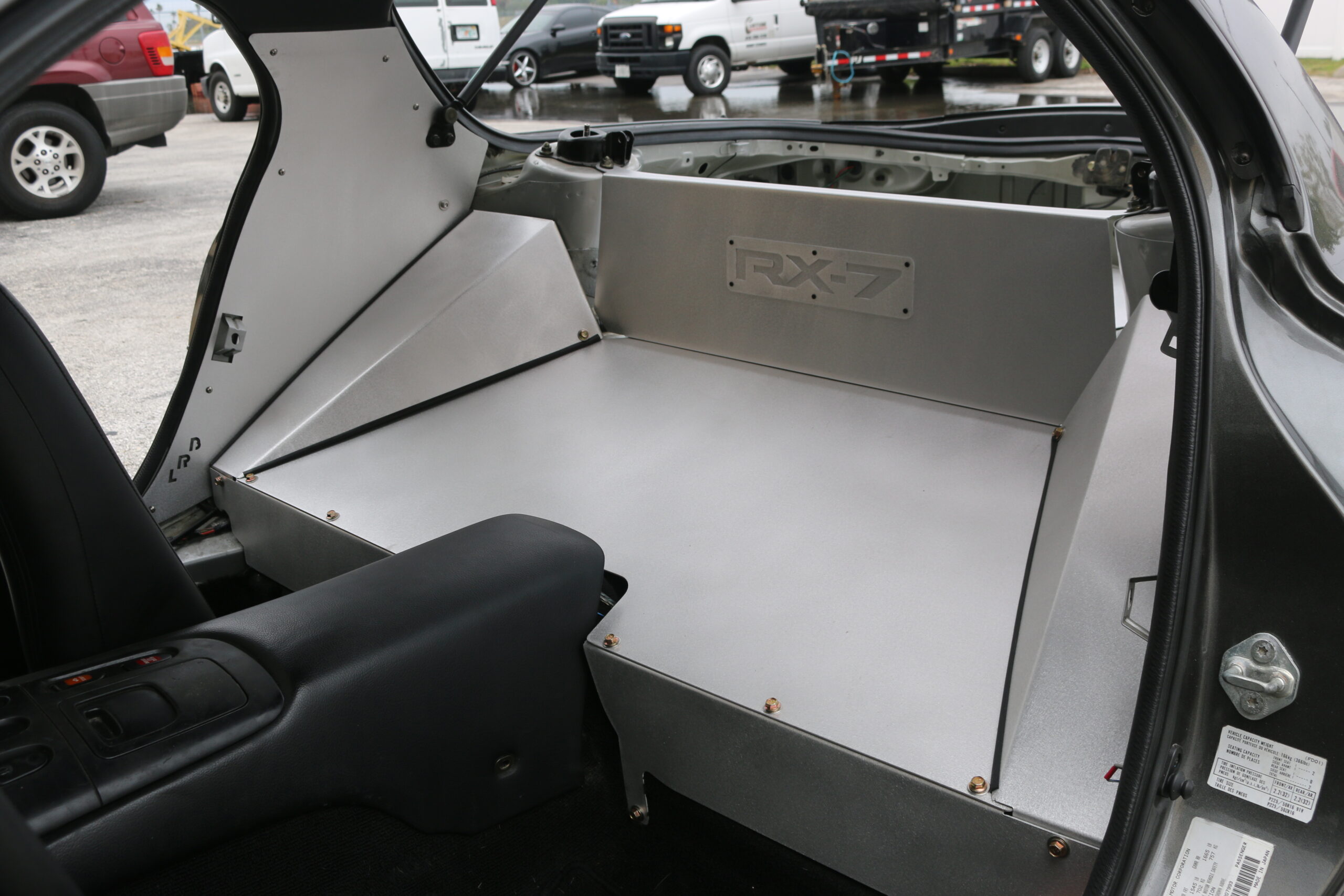 FD Rear Seat/Storage Bin Delete LRB Speed