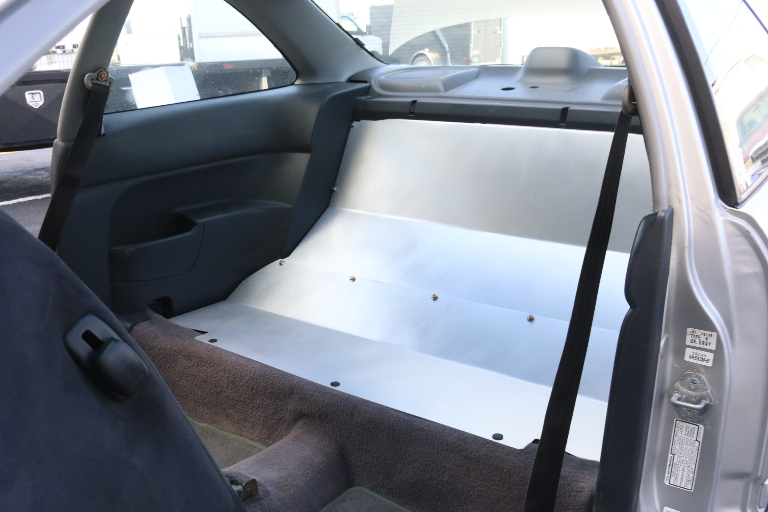 9600 Civic Aluminum Rear Seat Delete LRB Speed