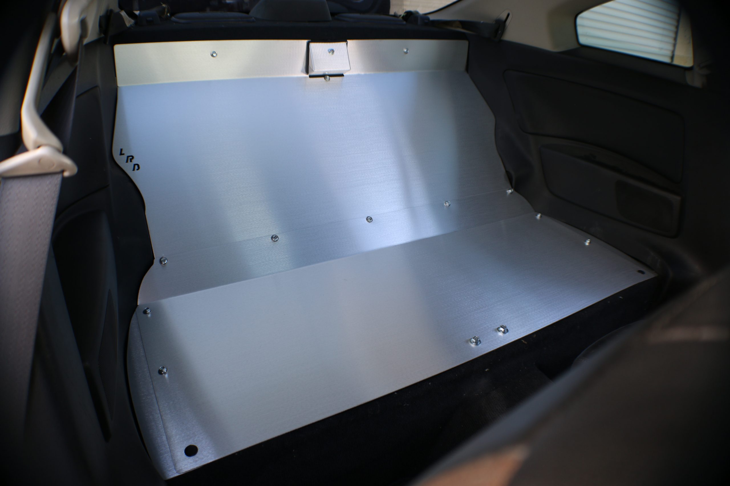 G35 Coupe Aluminum Rear Seat Delete LRB Speed