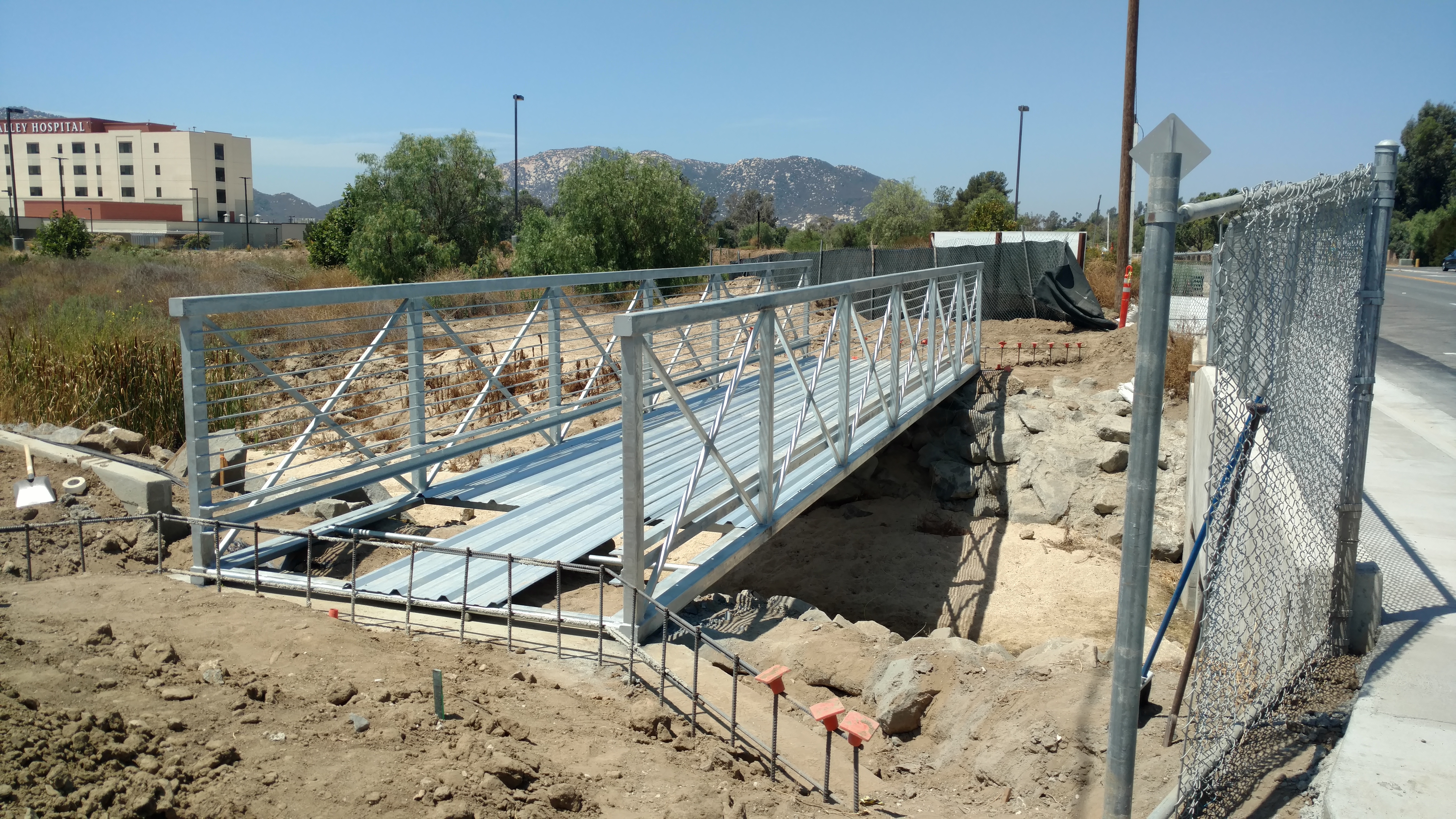 De Portola Rd. horse trail bridge (09/01/2018) Los Ranchitos HOA