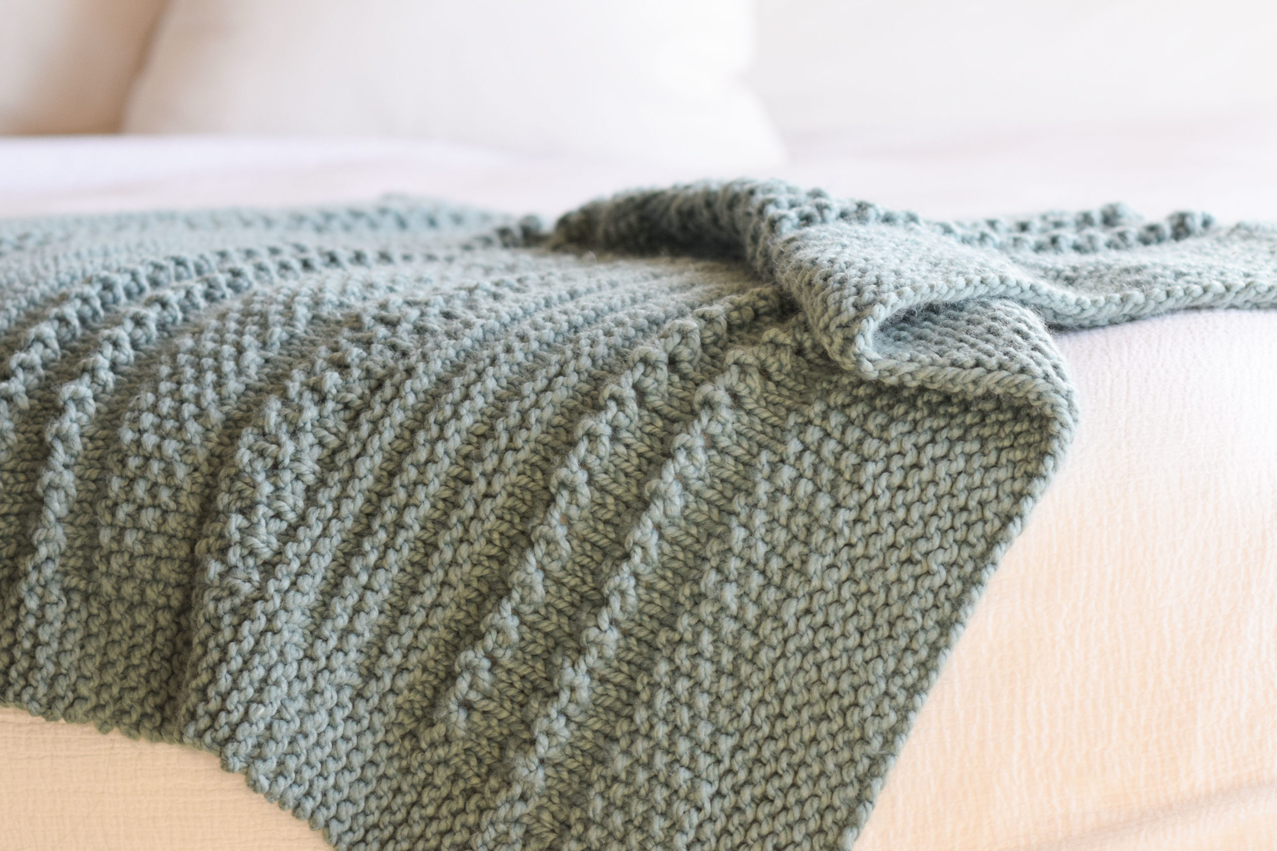 How to Knit a Blanket Lrnkey