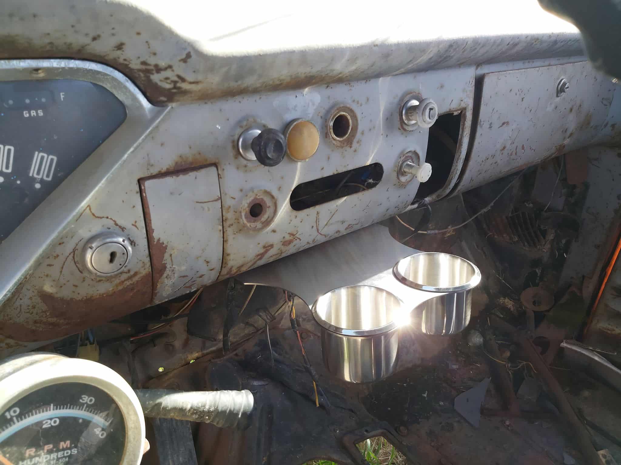 19551959 Custom Chevrolet Classic Truck Cup Holder LS Fabrication