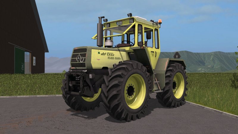 MB Trac Knickhaube FS17 Mod Mod for Landwirtschafts Simulator 17