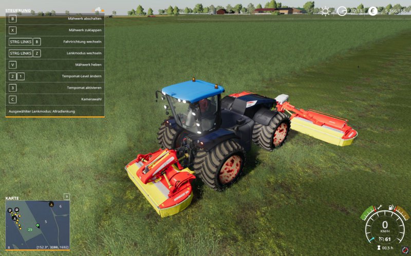 Claas Xerion 5000 v1.3 FS19 Mod Mod for Landwirtschafts Simulator