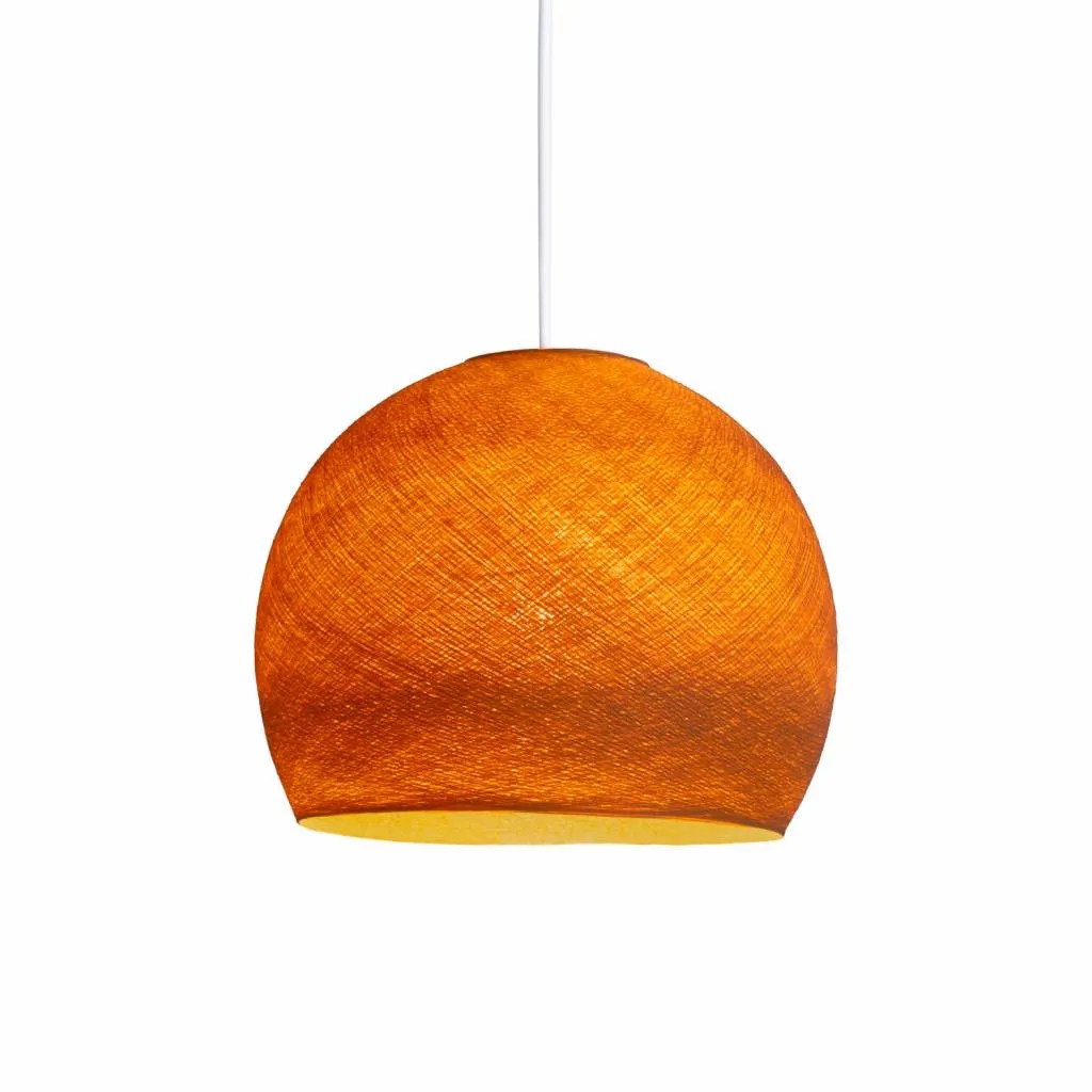 Hanglamp Driekwart Mustard Cotton Ball Lights