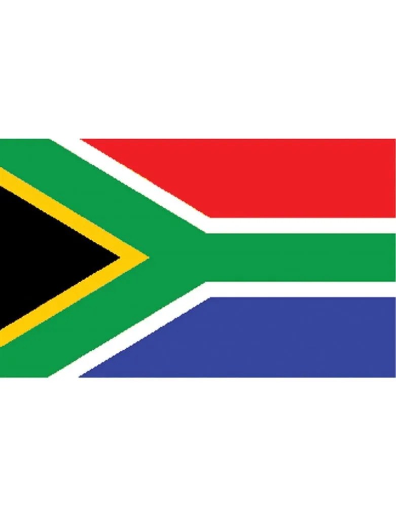 Vlag Zuid Afrika - E-Carnavalskleding