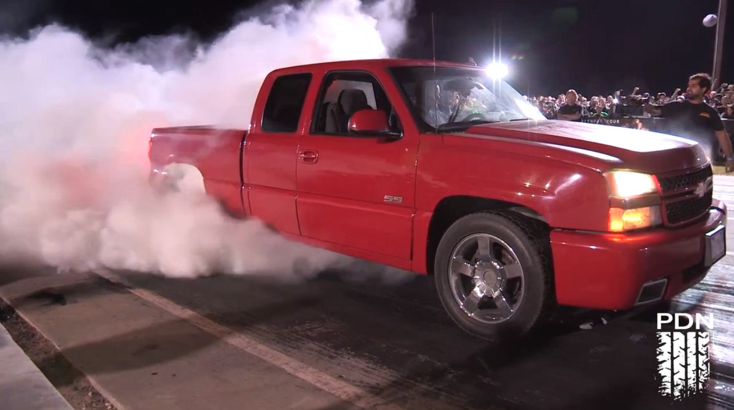 Burnout Fridays Silverado SS Fumigates TX2k13 for Contest Victory