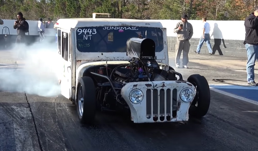 Junk Mail 1973 Mail Jeep Stuffed with a 632 BigBlock