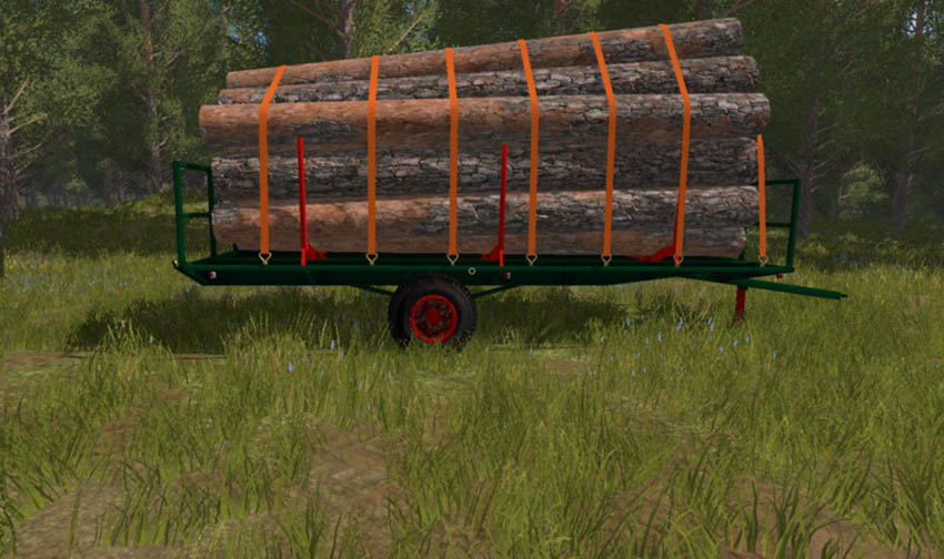 Homemade wood trailer V 1.0 [SP] FS17 mod