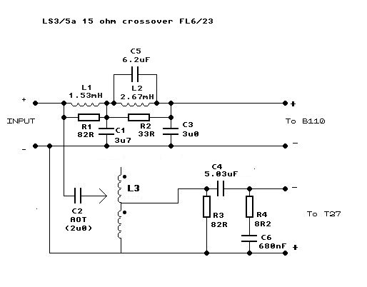 15 ohm Crossover - ls35a.org