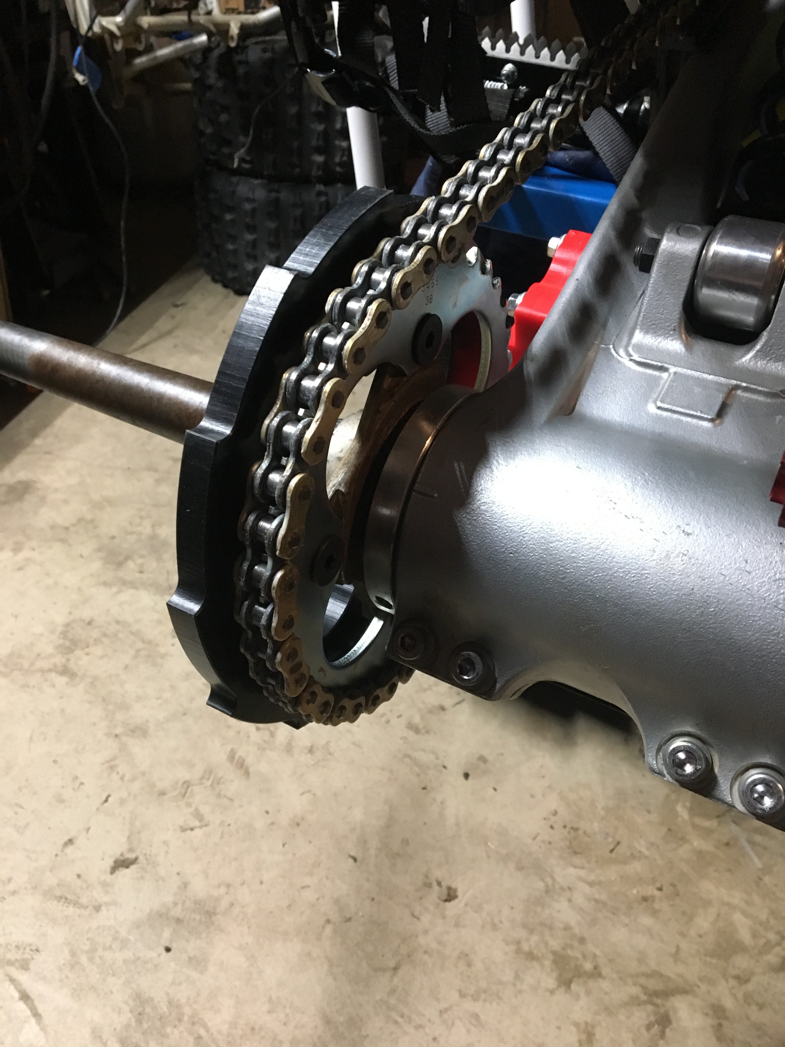 Braap Motowerx TRX450 Poly Sprocket Guard106