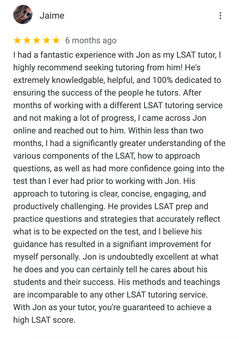 LSAT Tutoring NYC LSAT Tutor