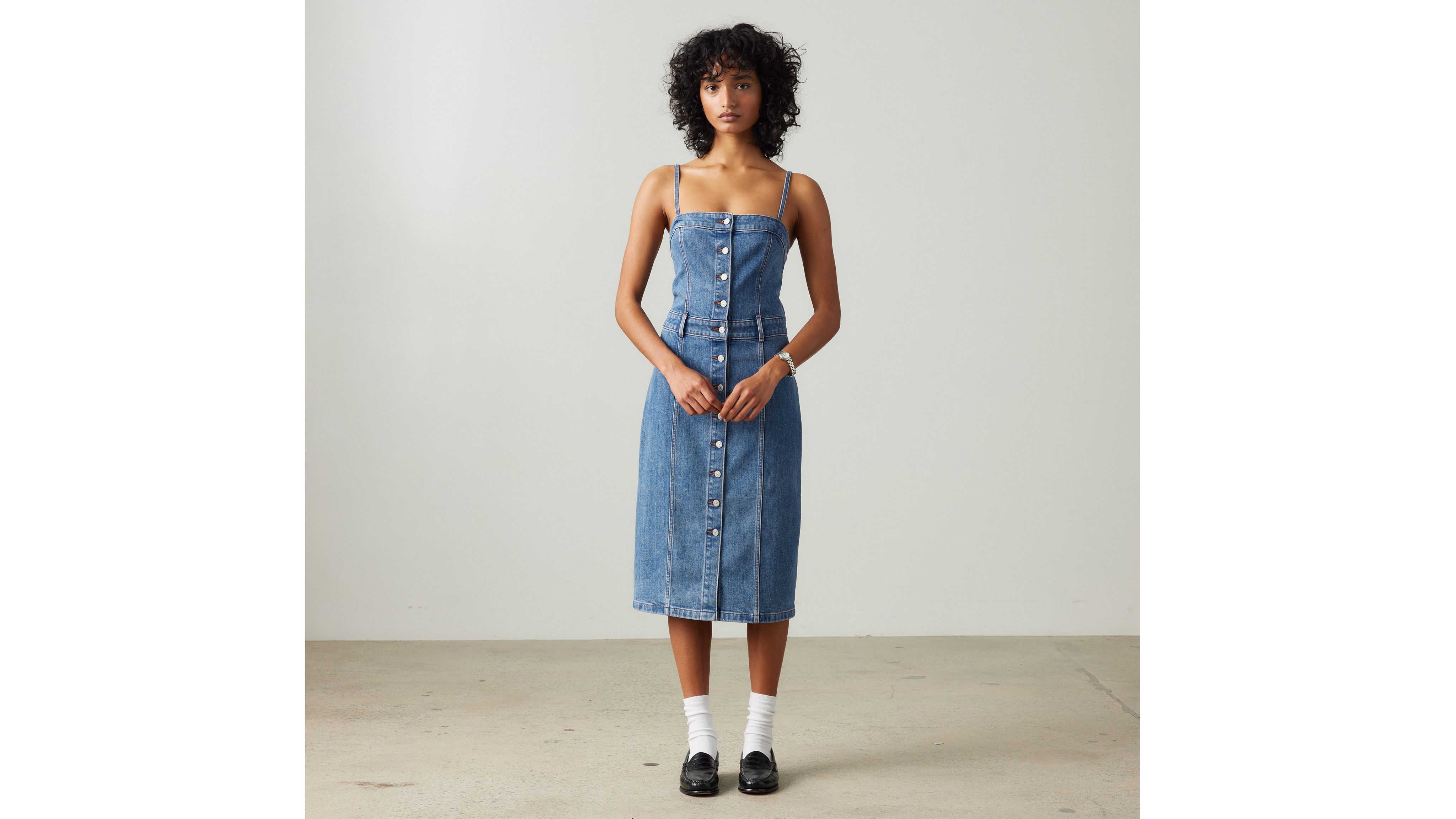 Robe Denim Bustier Bleu Levi's® FR