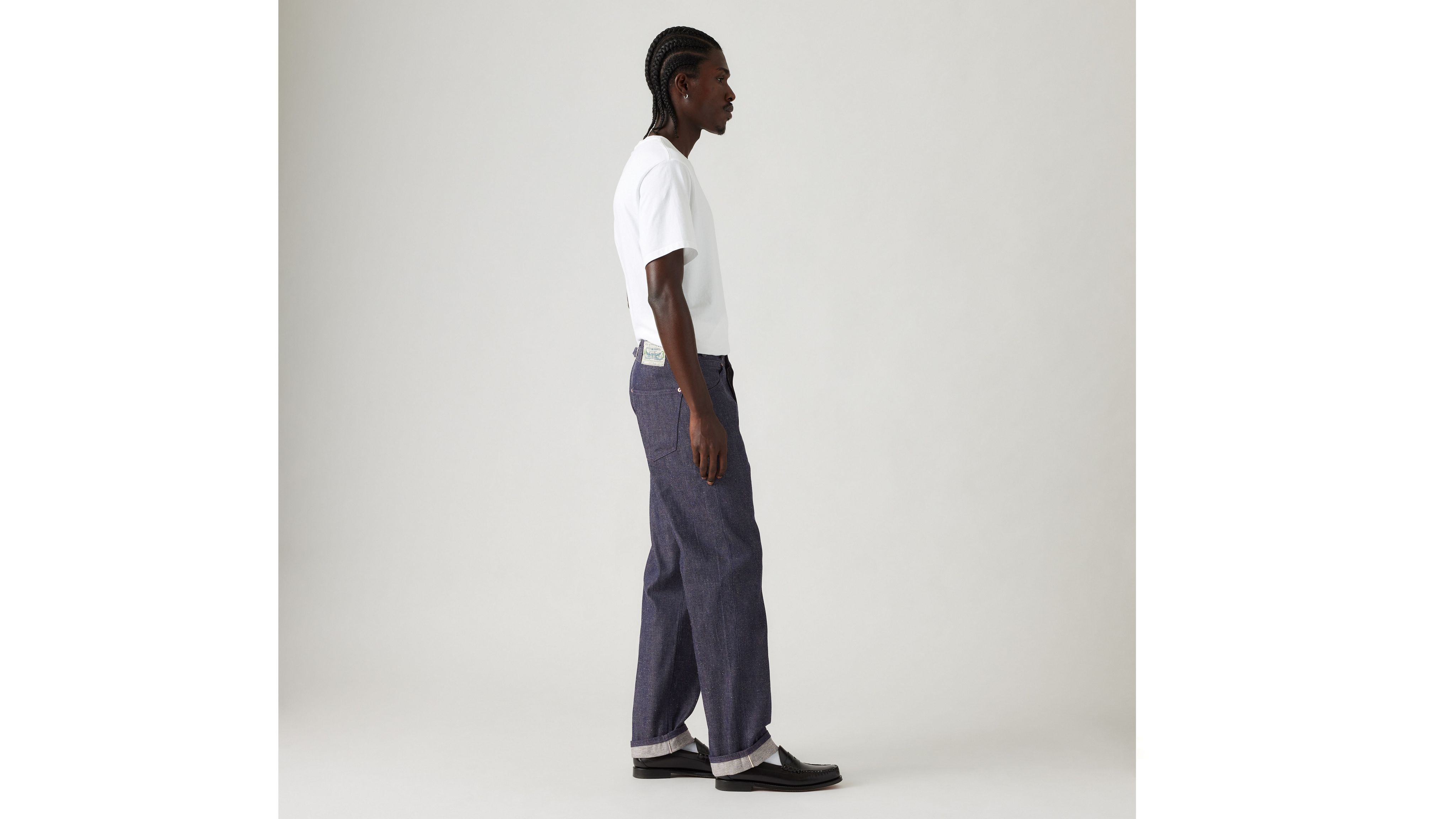 Levi's® Vintage Clothing 1910s Lot 333 Steife Jeans Blau Levi's® AT