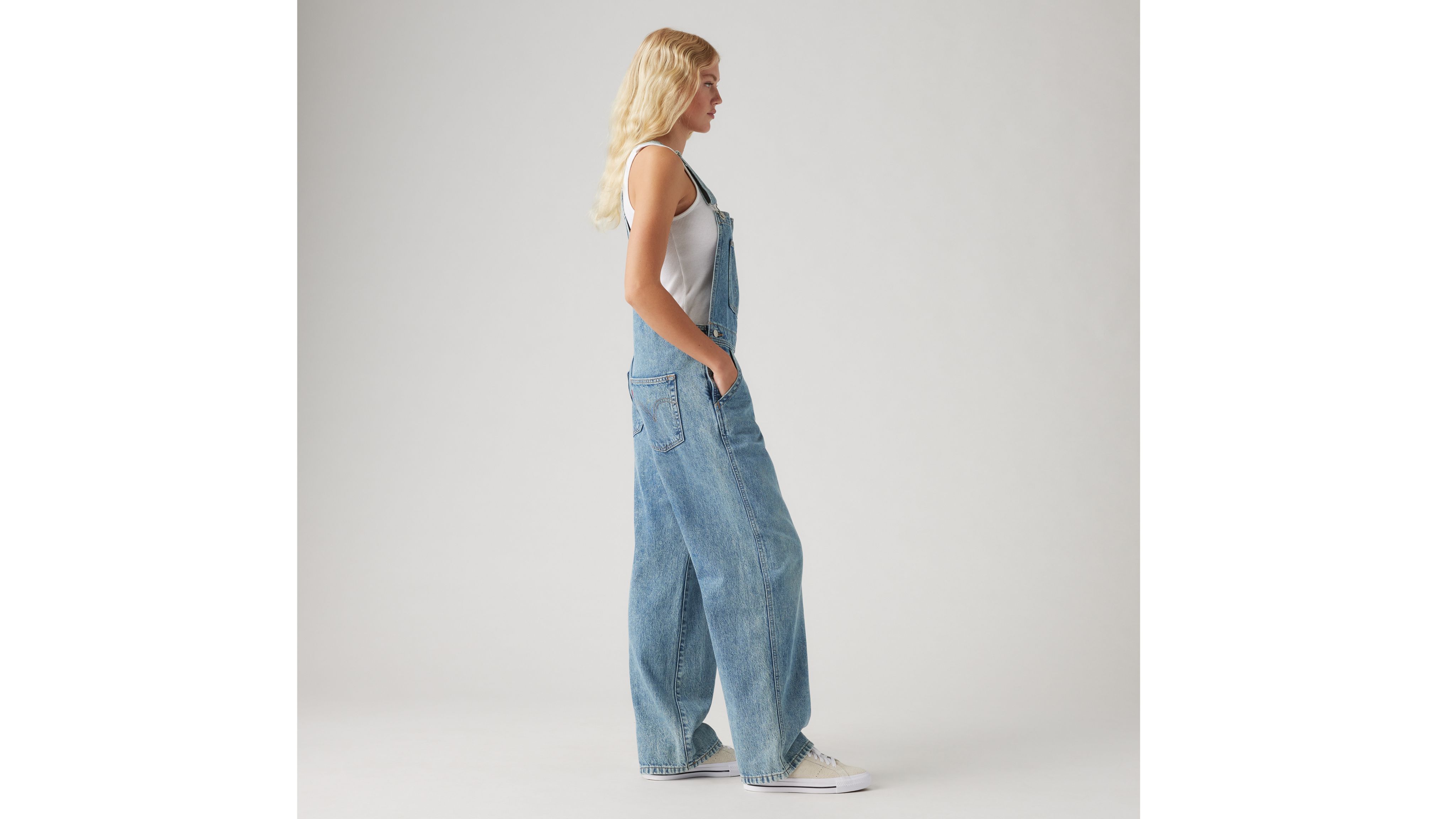 Baggy Women's Overalls Medium Wash Levi's® US
