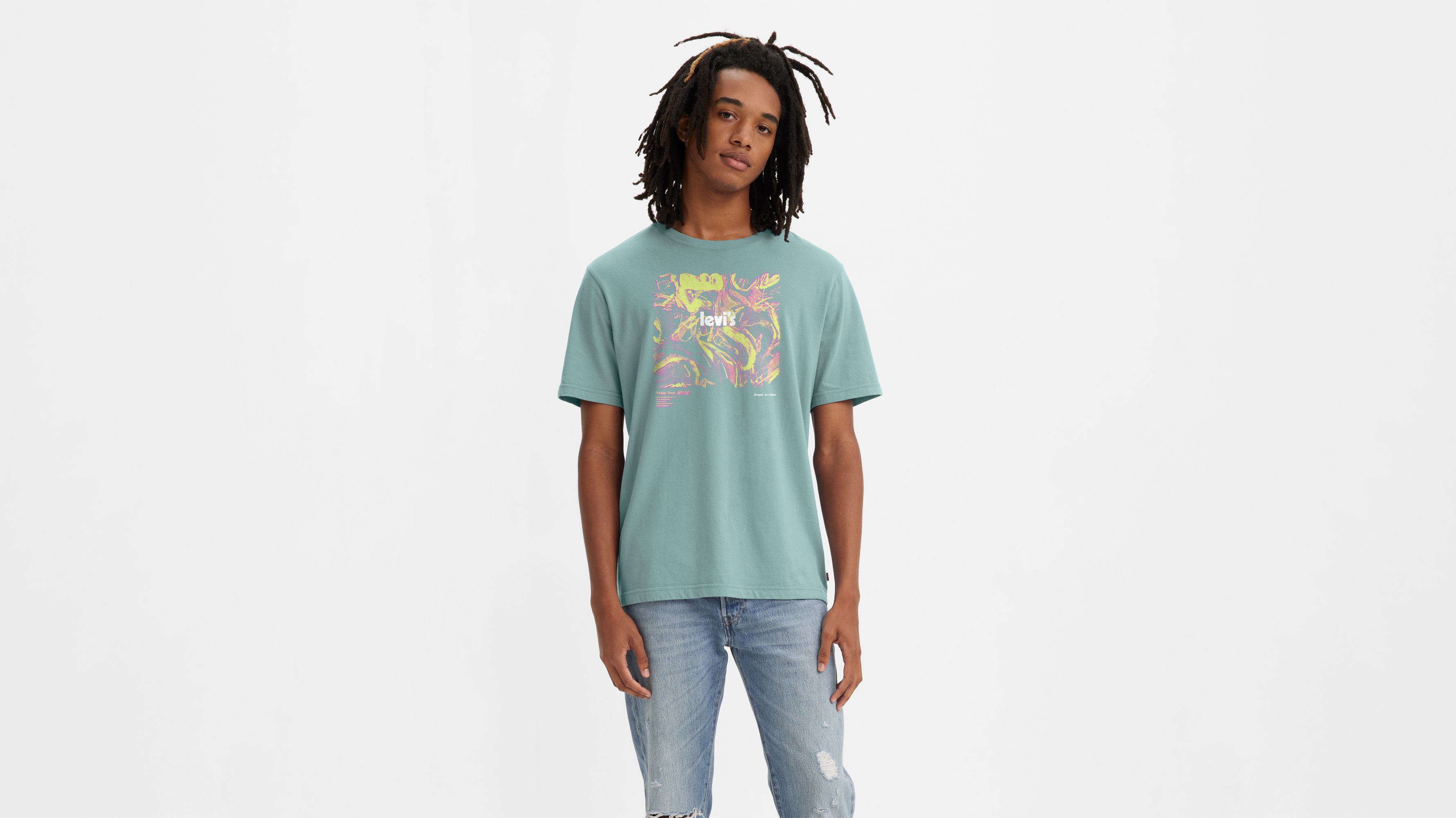 Relaxed Fit Short Sleeve Tshirt Green Levi's® US