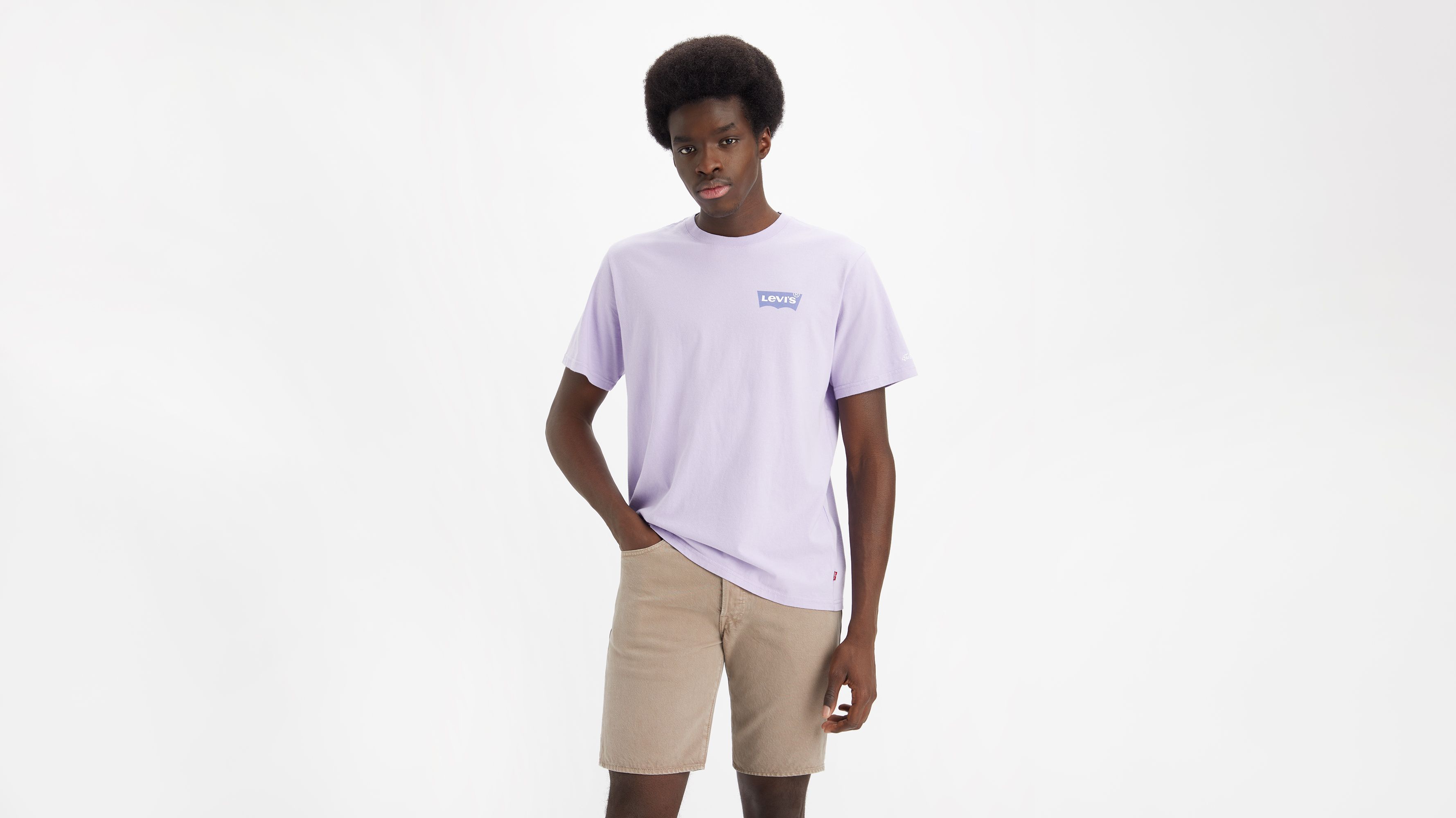 Relaxed Fit Graphic Tee Purple Levi's® GB