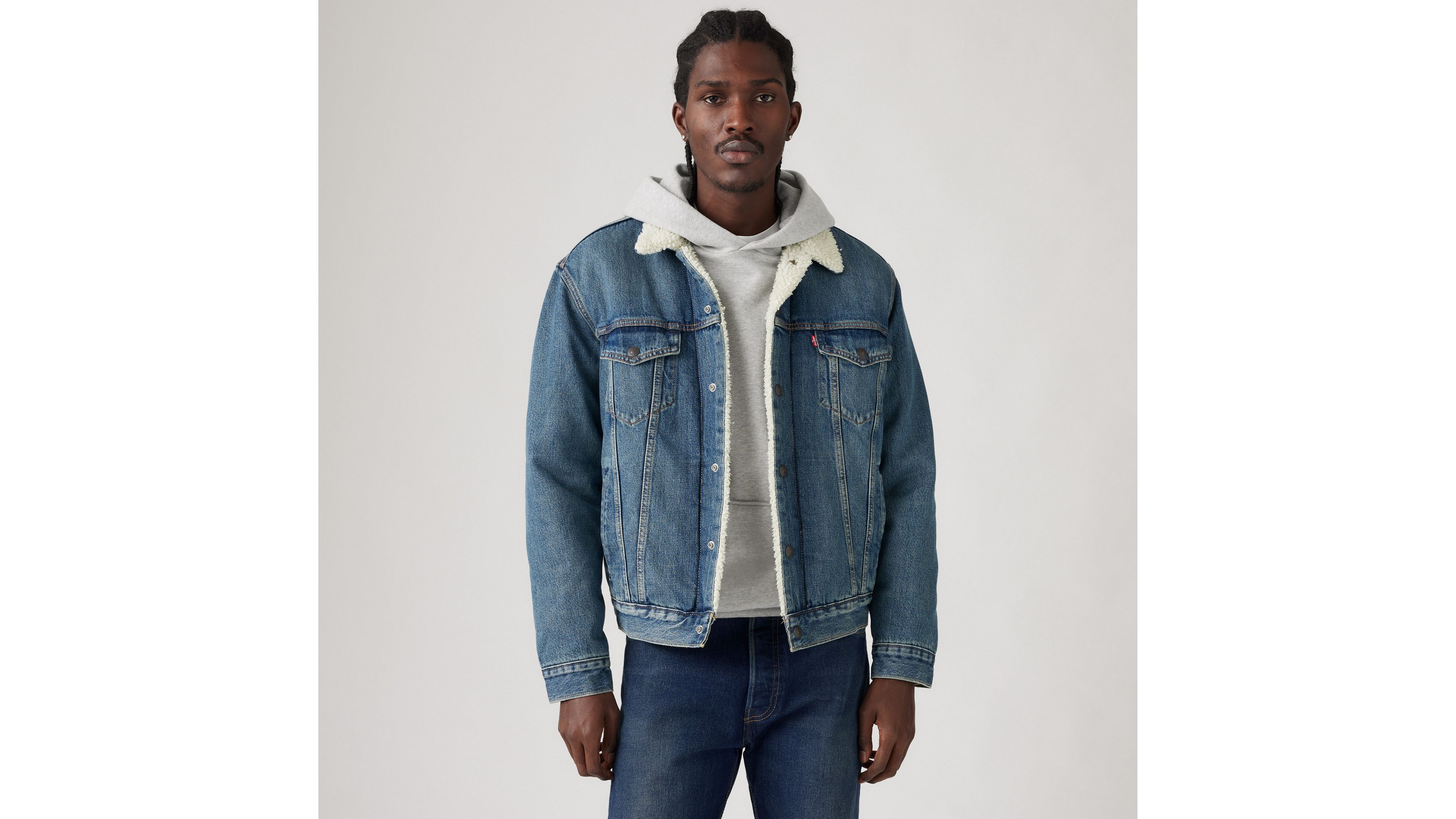 Type Iii Sherpa Trucker Jacket Medium Wash Levi's® US
