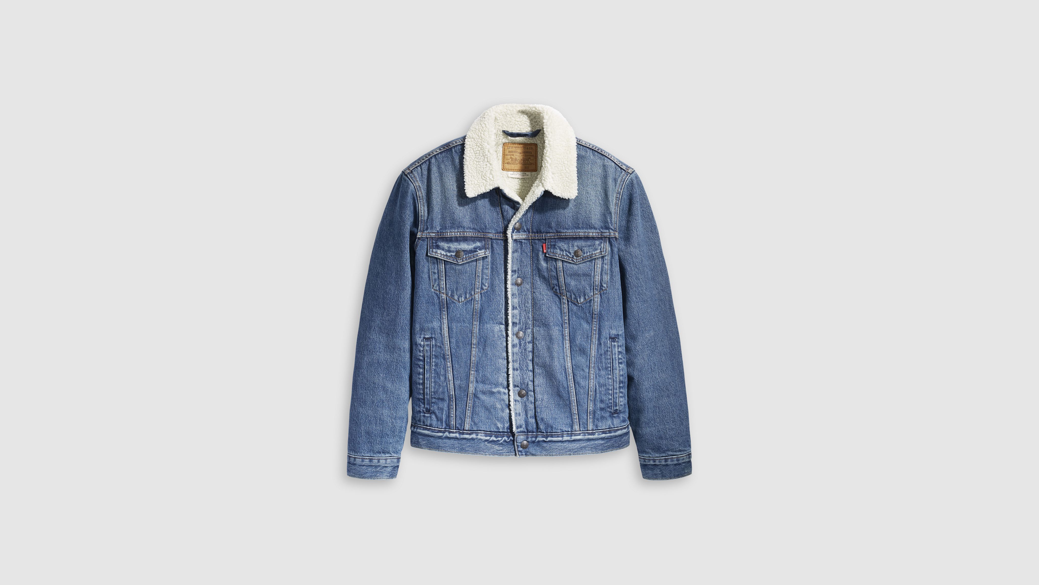 Type Iii Sherpa Trucker Jacket Medium Wash Levi's® CA
