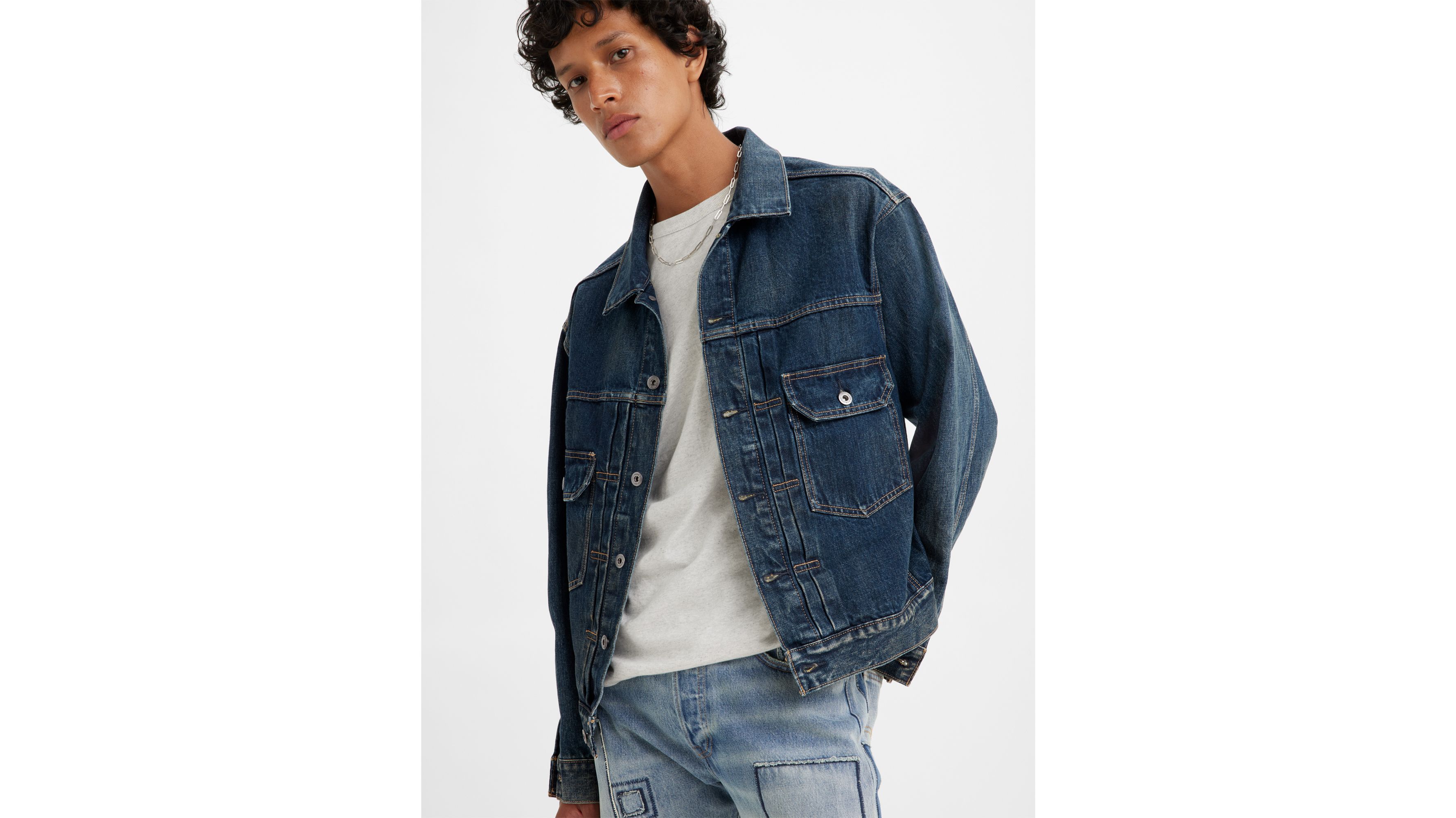 Levi's® Made & Crafted® Oversized Type Ii Trucker Jacket Blue Levi